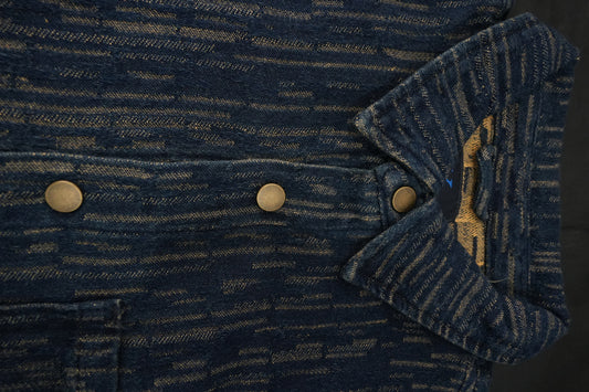 Denim Classic Shirt- Pure Denim Texture