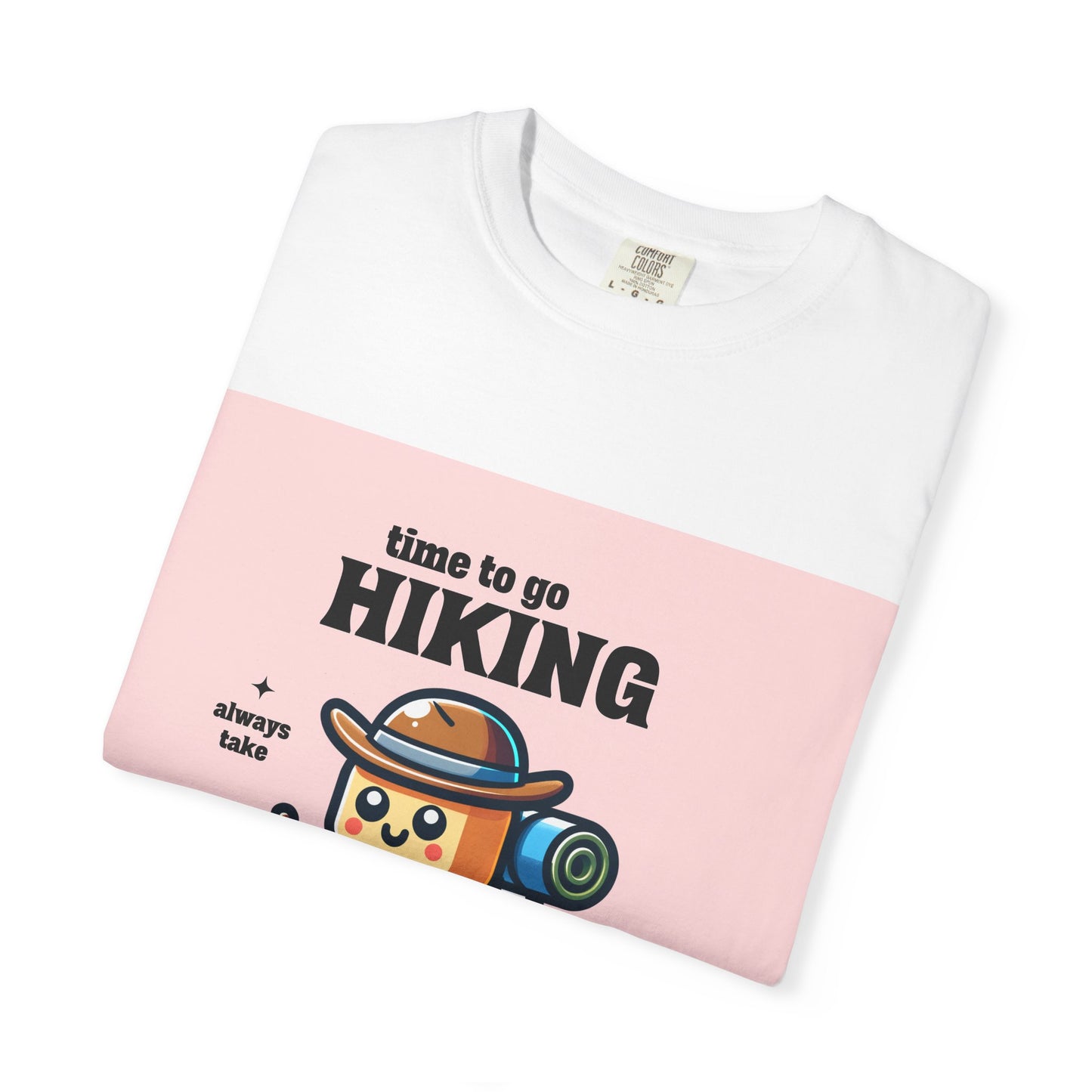 Hiking Adventure T-Shirt — "Time to Go Hiking" Cute Camper Graphic
