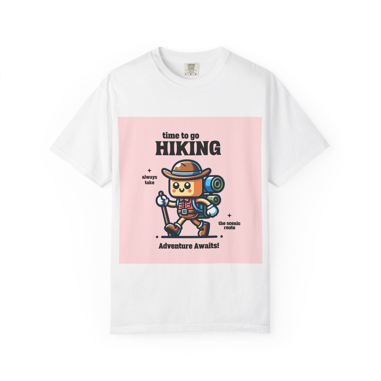 Hiking Adventure T-Shirt — "Time to Go Hiking" Cute Camper Graphic