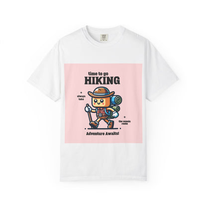 Hiking Adventure T-Shirt — "Time to Go Hiking" Cute Camper Graphic