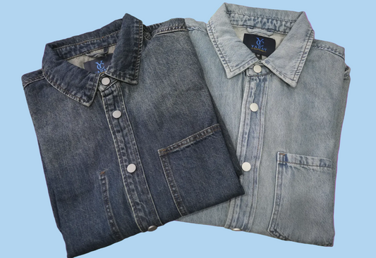 Denim Classic Shirt- Pure Denim Colour