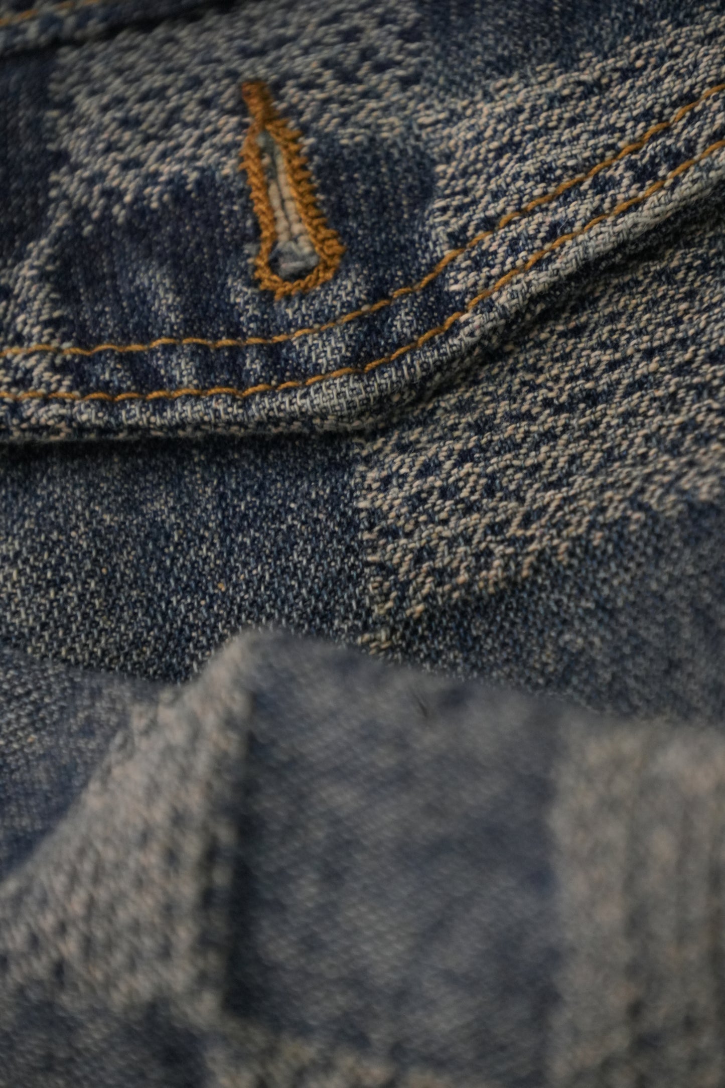 Textured Popular Denim Classic Jacket