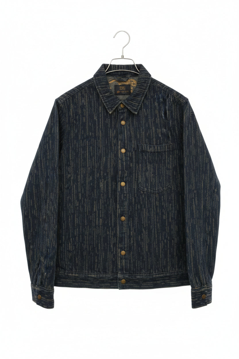 Denim Classic Shirt- Pure Denim Texture
