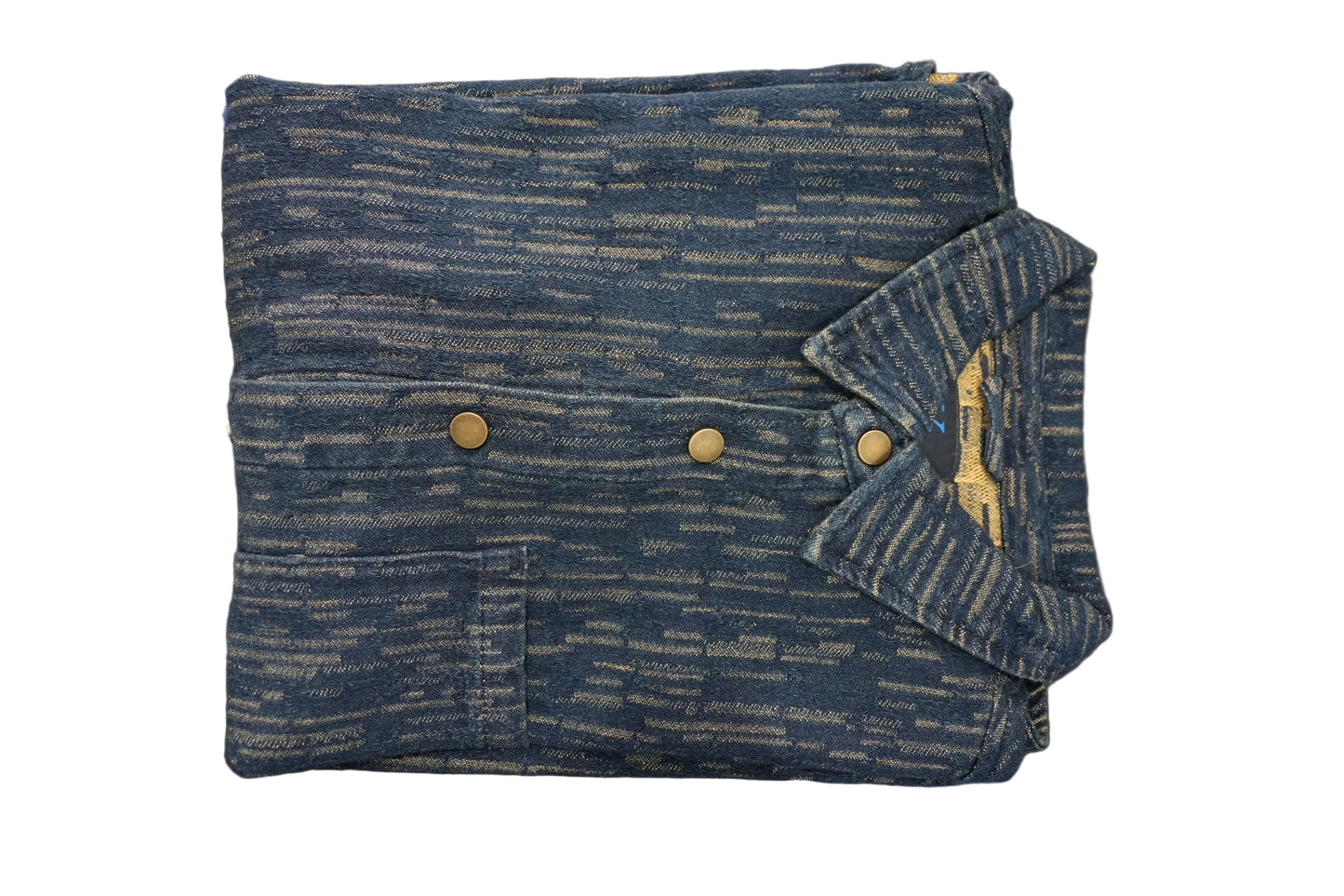 Denim Classic Shirt- Pure Denim Texture