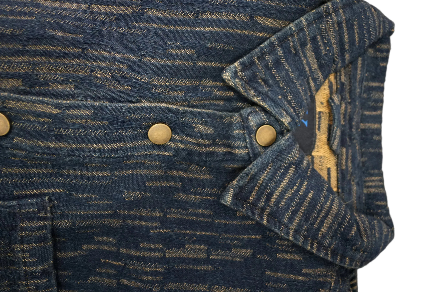 Denim Classic Shirt- Pure Denim Texture