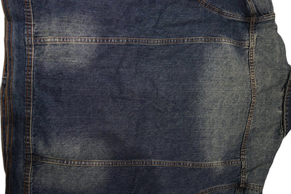Denim Classic Jacket- Red Texture