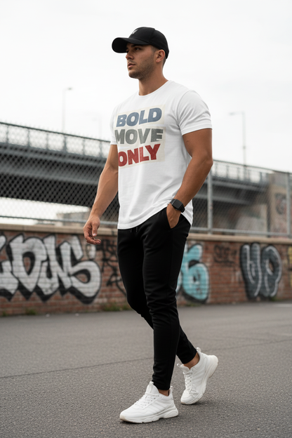Bold Move Only White – Model Side