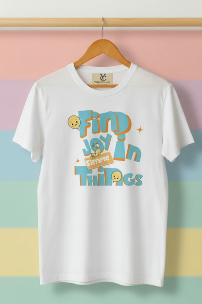 Find Joy T-Shirt with Yadav Clothing Tag