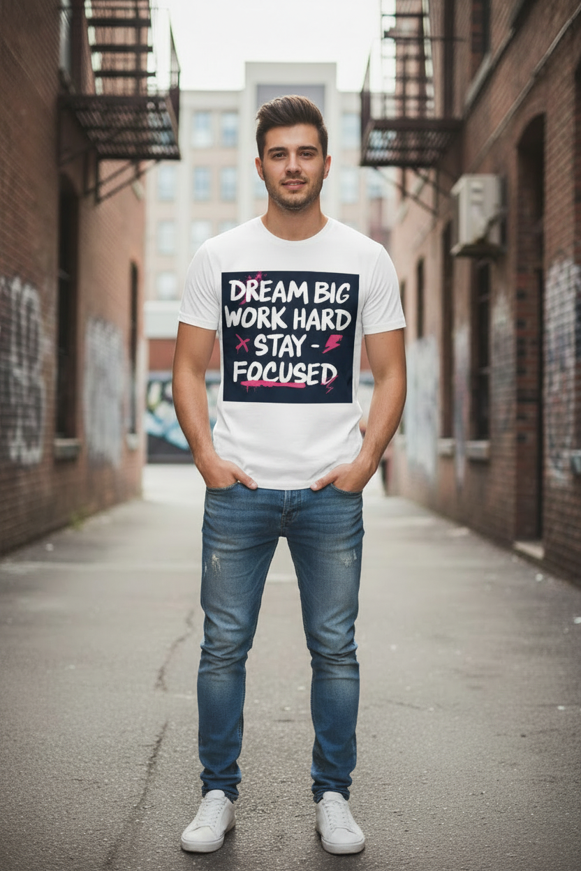 Lifestyle model dark print
